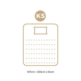 Bedra King Single Mattress with Cool Gel Pocket Spring 34cm