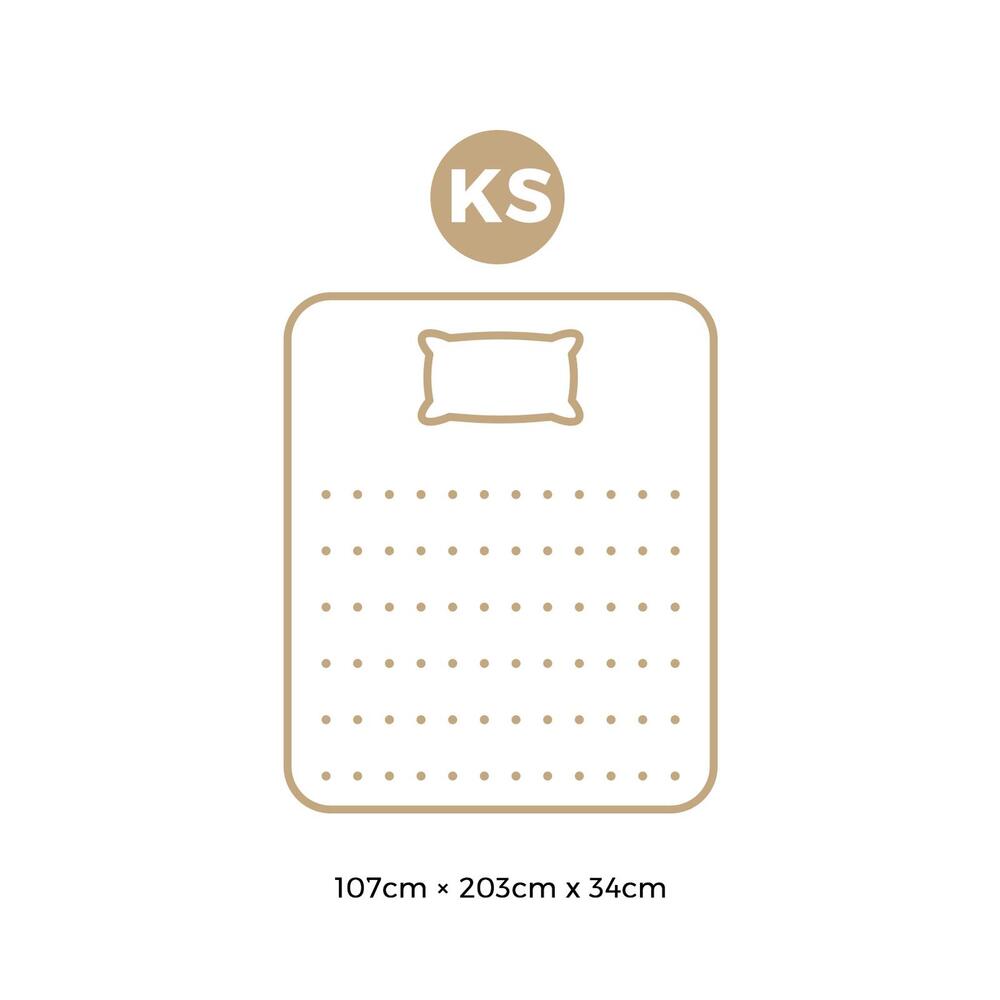 Bedra King Single Mattress with Cool Gel Pocket Spring 34cm