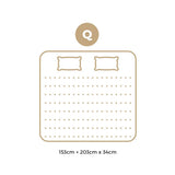 Bedra Queen Mattress with Cool Gel Pocket Spring 34cm