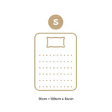 Bedra Single Mattress with Cool Gel Pocket Spring 34cm