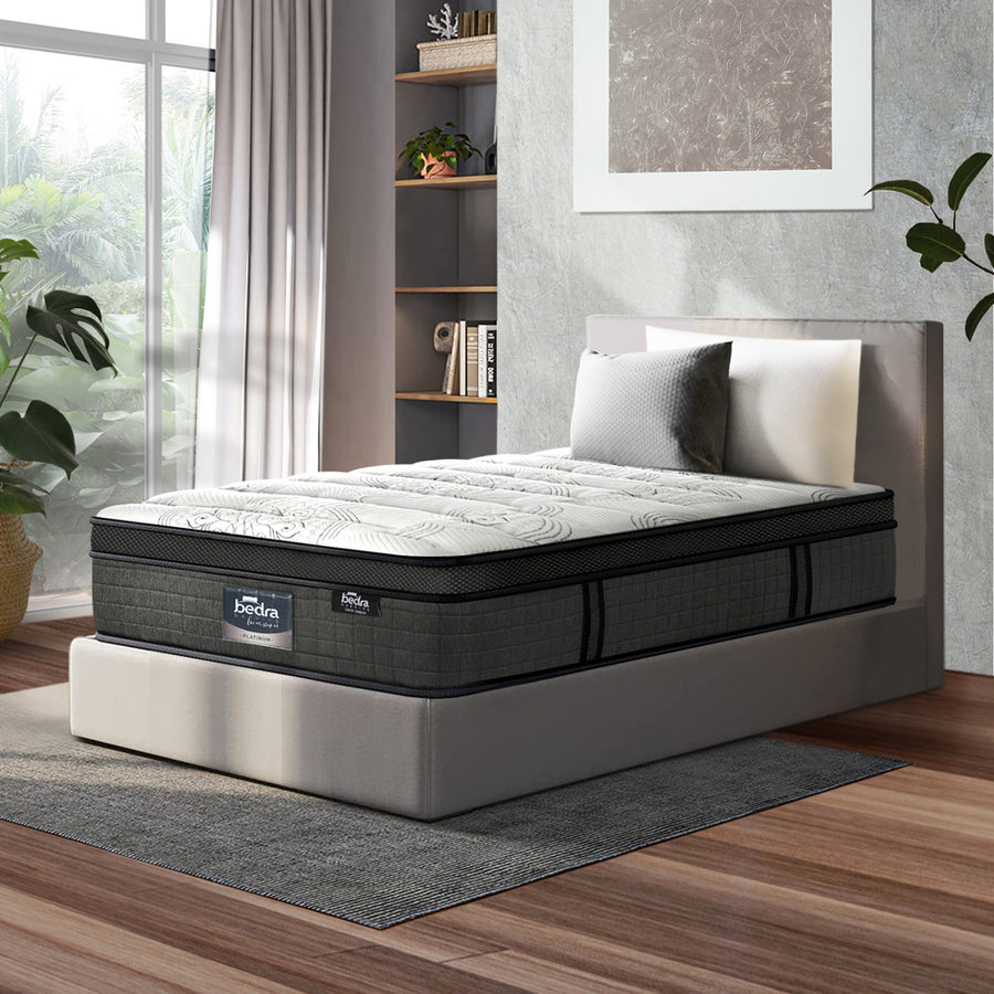 Bedra Latex Foam Mattress King Single 9-Zone Pocket Spring 34cm, image 2