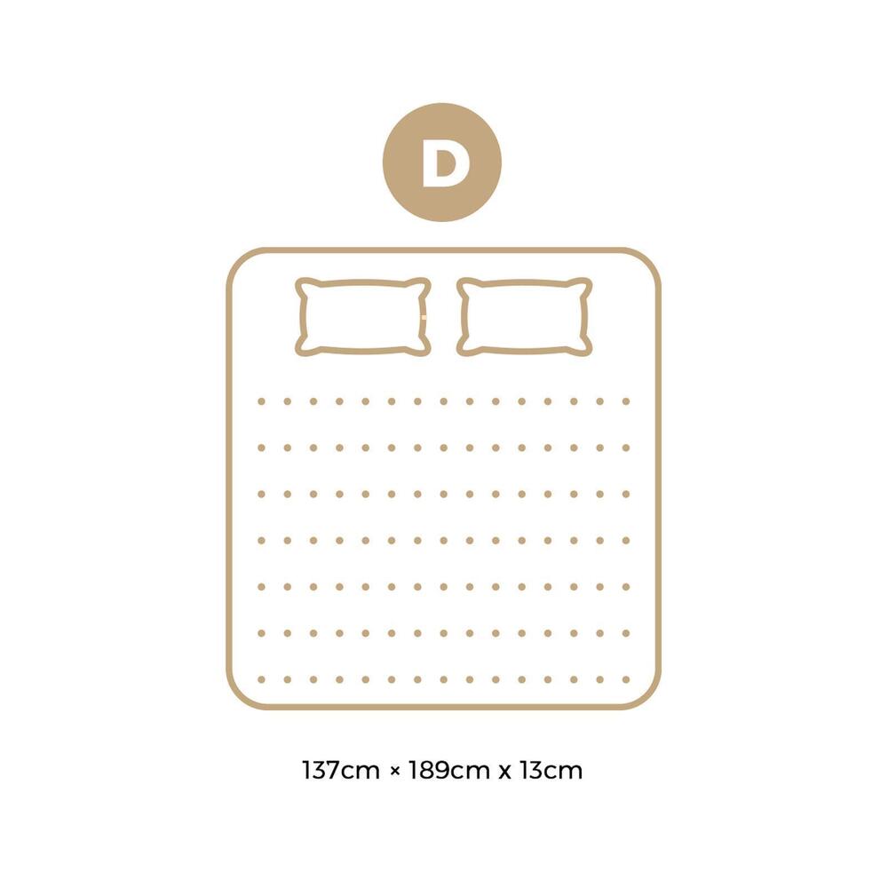 Bedra Double Mattress Tight Top Bonnell Spring Foam 13CM