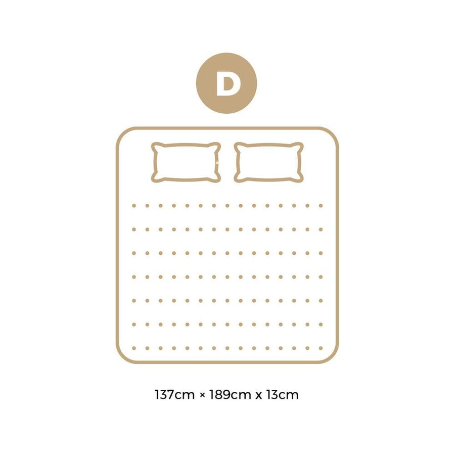Bedra Double Mattress Tight Top Bonnell Spring Foam 13CM, image 15