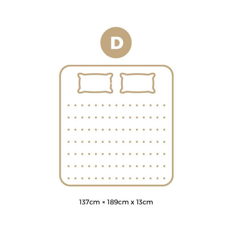 Bedra Double Mattress Tight Top Bonnell Spring Foam 13CM