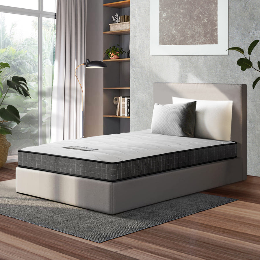 Bedra King Single Mattress Tight Top Bonnell Spring Foam 13CM