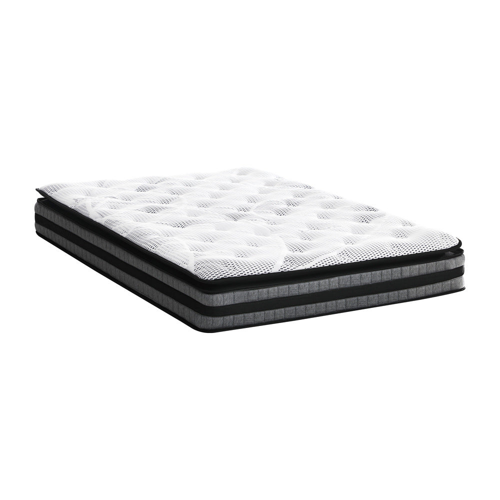 Bedra Double Mattress Cool Gel Foam Bonnell Spring Pillow Top 22cm