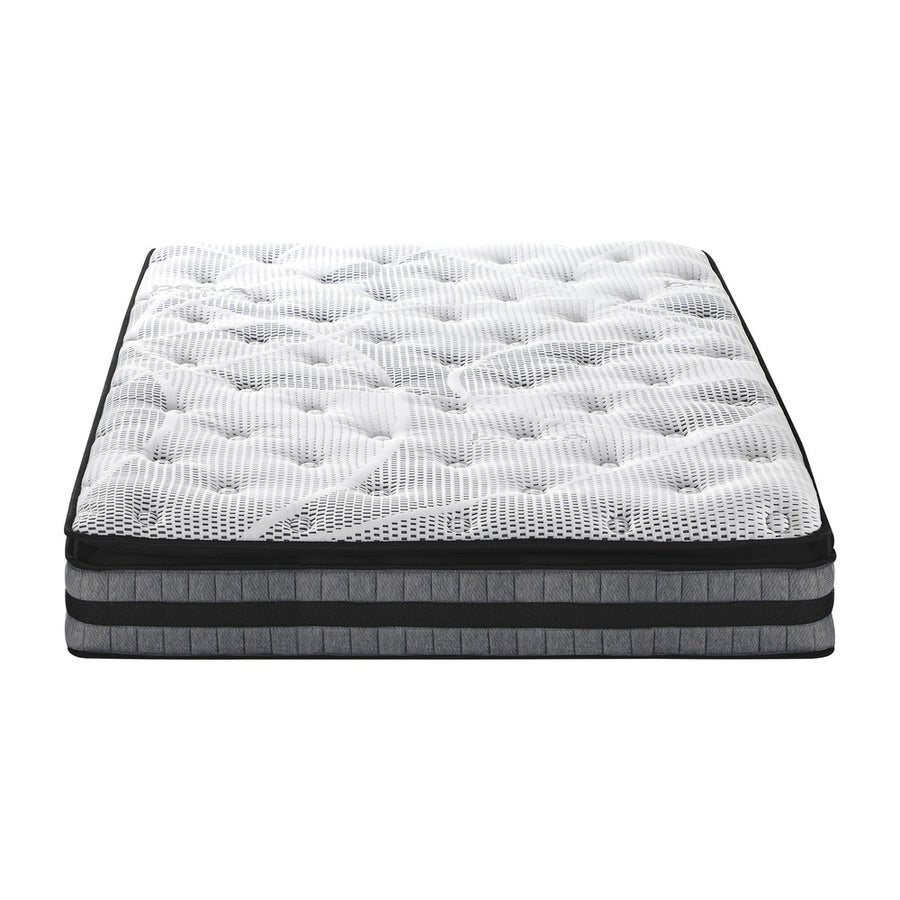 Bedra King Mattress Cool Gel Foam Bonnell Spring Pillow Top 22cm, image 7