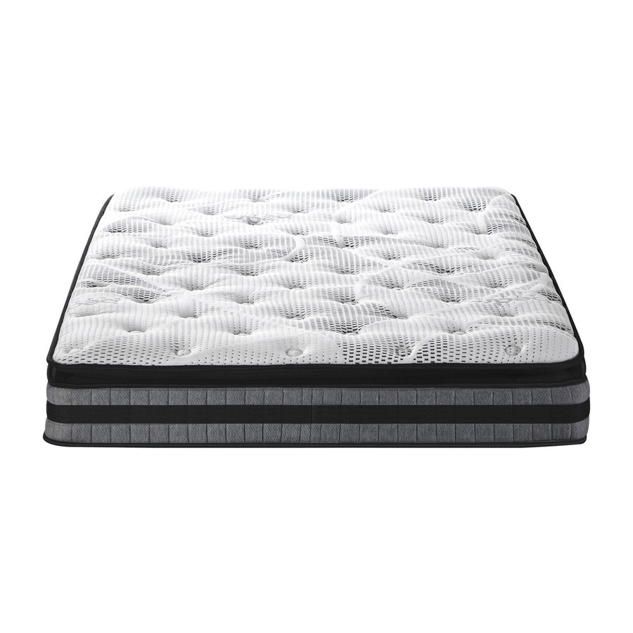 Bedra King Mattress Cool Gel Foam Bonnell Spring Pillow Top 22cm, image 2