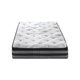 Bedra King Single Mattress Cool Gel Foam Bonnell Spring Pillow Top 22cm - 45-Degree Angle