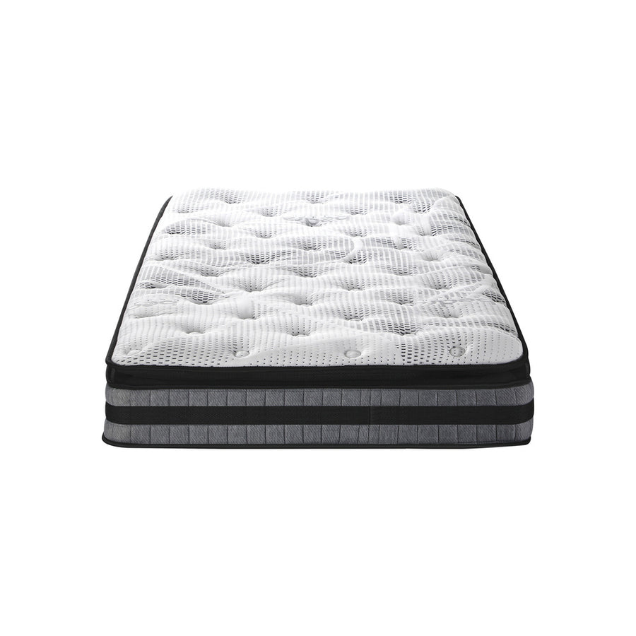 Bedra King Single Mattress Cool Gel Foam Bonnell Spring Pillow Top 22cm, image 2