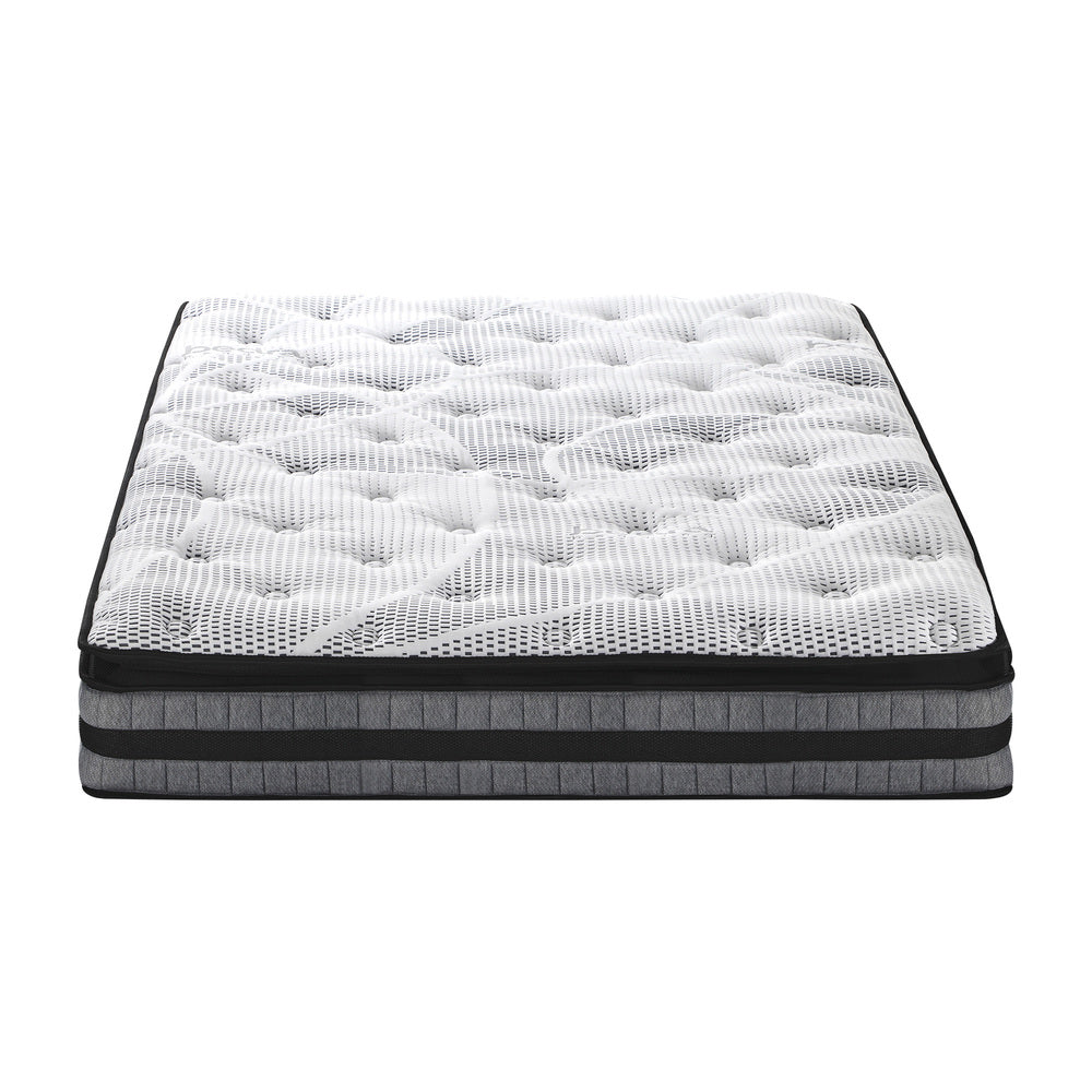 Bedra Queen Mattress Cool Gel Foam Bonnell Spring Pillow Top 22cm