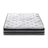Bedra Queen Mattress Cool Gel Foam Bonnell Spring Pillow Top 22cm - Top-Down View