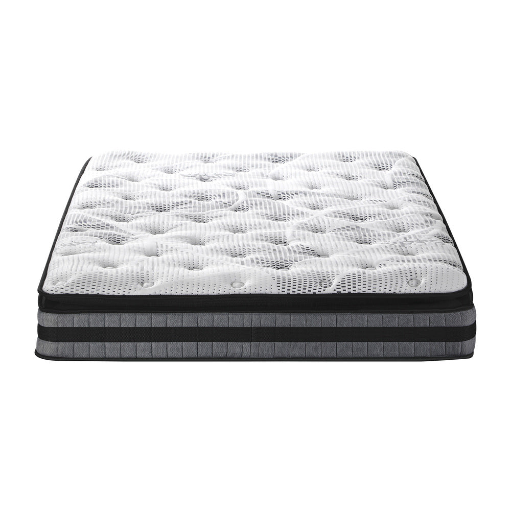Bedra Queen Mattress Cool Gel Foam Bonnell Spring Pillow Top 22cm