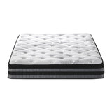 Bedra Queen Mattress Cool Gel Foam Bonnell Spring Pillow Top 22cm - Close-Up Angle