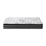 Bedra Queen Mattress Cool Gel Foam Bonnell Spring Pillow Top 22cm - Rear View