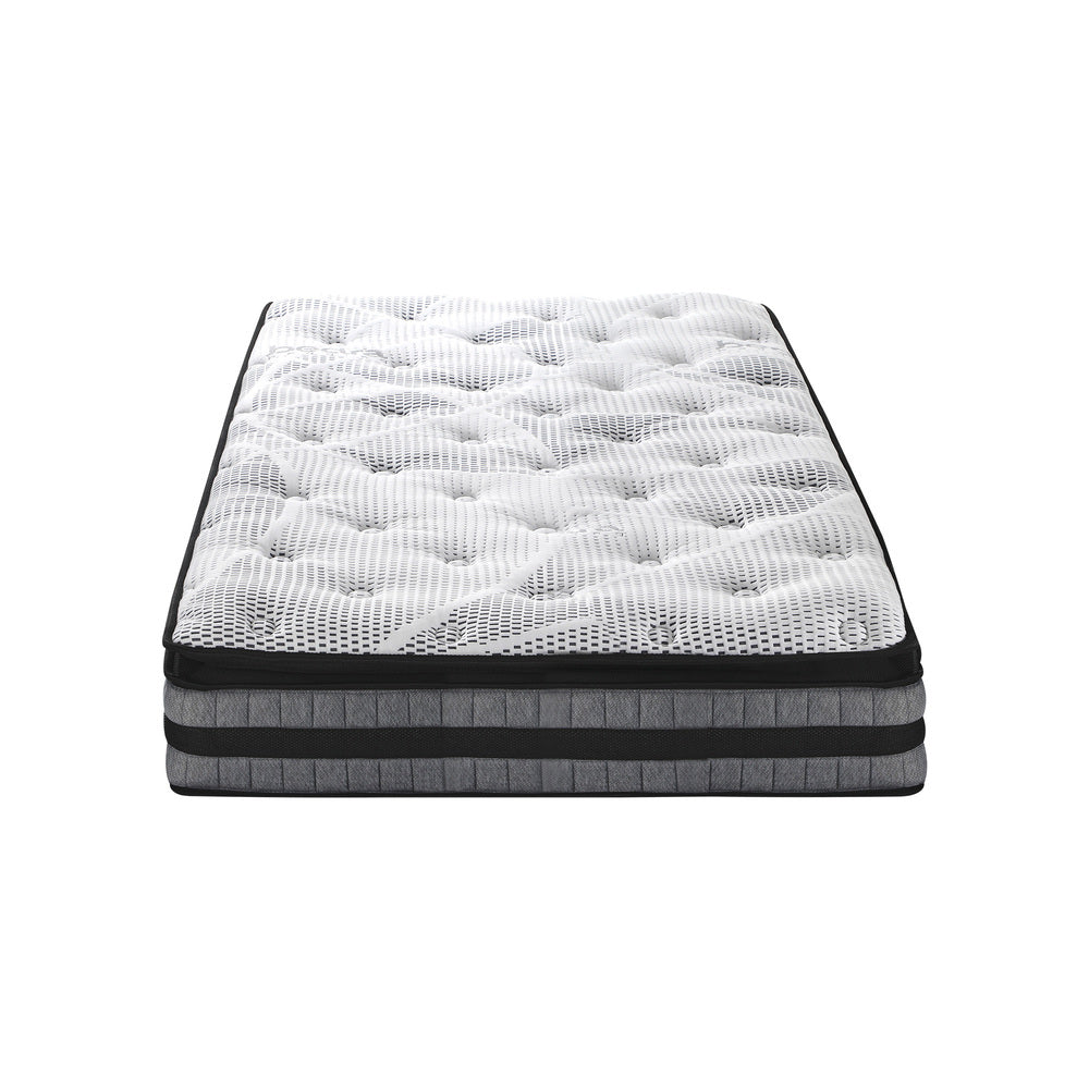 Bedra Single Mattress Cool Gel Foam Bonnell Spring Pillow Top 22cm