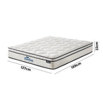 Bedra Boucle Double Mattress Memory Foam Pocket Spring Euro Top, image 2
