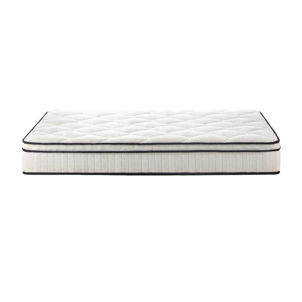 Bedra Boucle Double Mattress Memory Foam Pocket Spring Euro Top