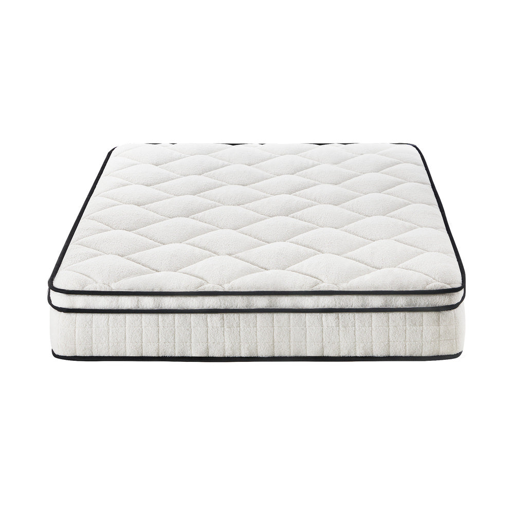 Bedra Boucle Queen Mattress Memory Foam Pocket Spring Euro Top