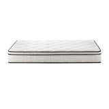 Bedra Boucle Queen Mattress Memory Foam Pocket Spring Euro Top - Rear View