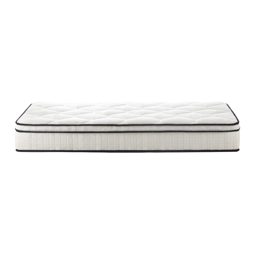 Bedra Boucle Single Mattress Memory Foam Pocket Spring Euro Top