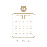 Bedra Double Mattress Boucle Bonnell Spring 16cm - Front View