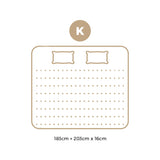 Bedra King Mattress Boucle Bonnell Spring 16cm