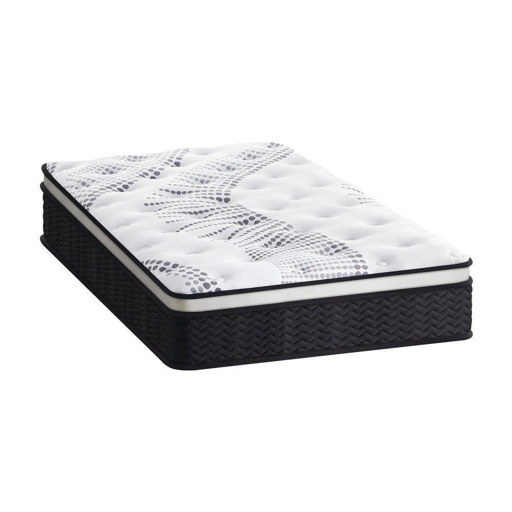 Bedra King Single Mattress Cool Gel Foam Euro Top Pocket Spring 22cm