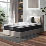 Bedra Single Mattress Cool Gel Foam Euro Top Pocket Spring 22cm - Front View
