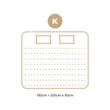Bedra King Mattress Luxury Foam Pocket Spring 30cm