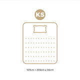 Bedra King Single Mattress Luxury Foam Pocket Spring 30cm