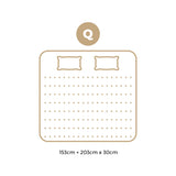 Bedra Queen Mattress Luxury Foam Pocket Spring 30cm