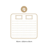 Bedra Queen Mattress Luxury Foam Pocket Spring 30cm - Extra Image