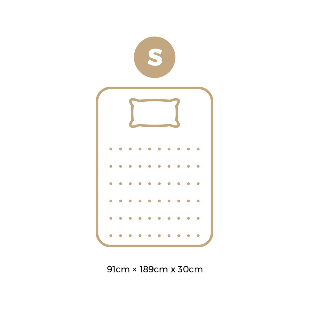 Bedra Single Mattress Luxury Foam Pocket Spring 30cm