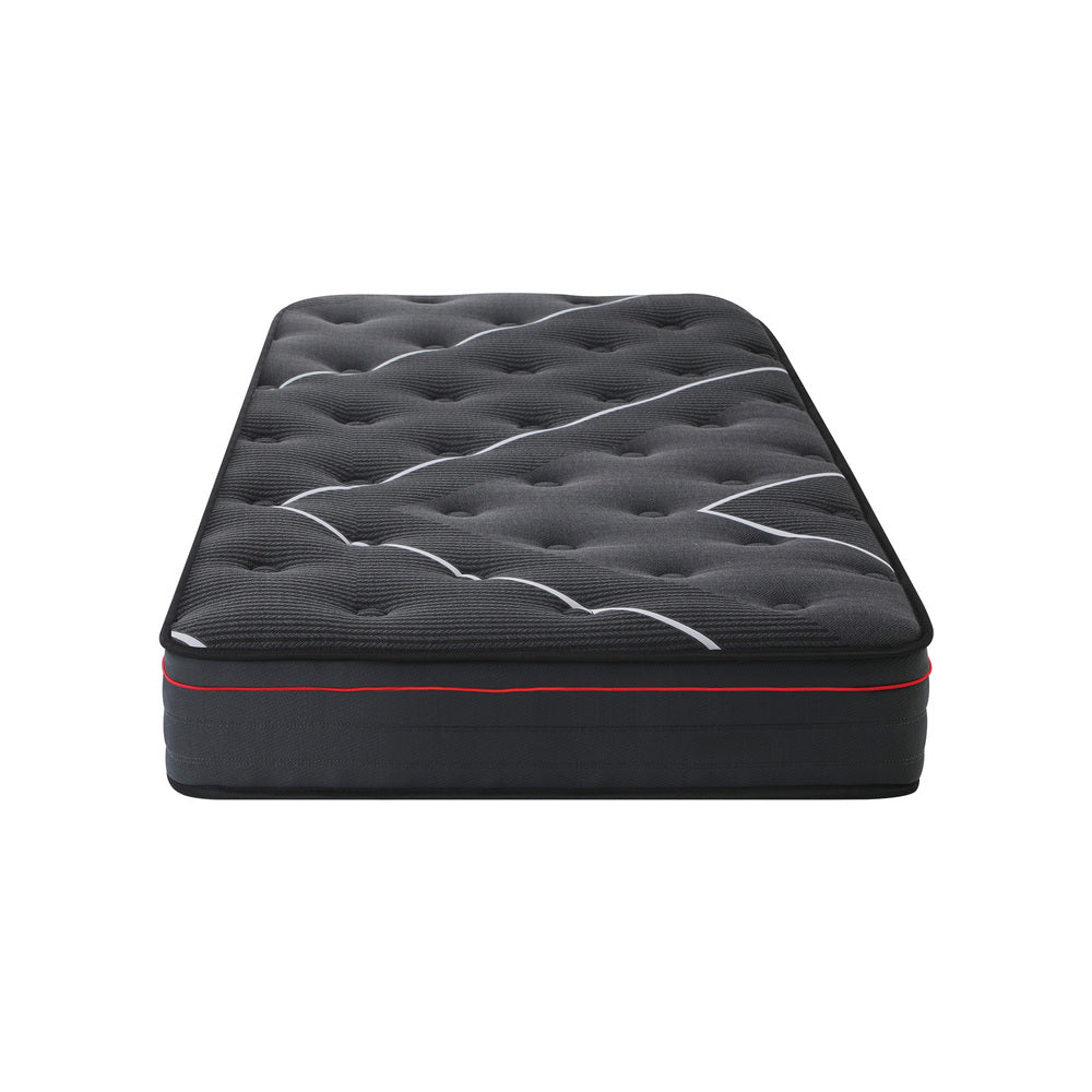 Bedra King Single Mattress Tight Top Cool Gel Foam Pocket Spring 22cm