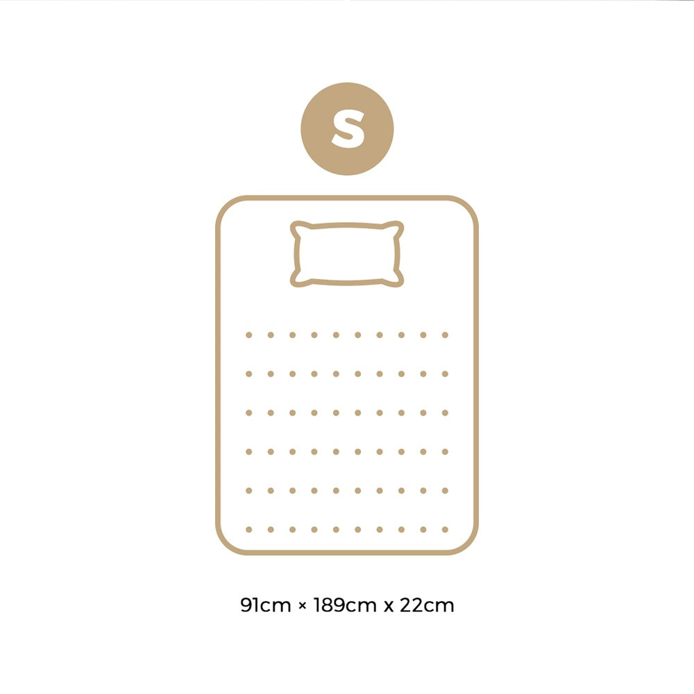 Bedra Single Mattress Tight Top Cool Gel Foam Pocket Spring 22cm