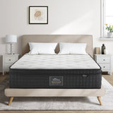 Bedra Queen Mattress Cool Gel Foam Pocket Spring 34CM with Pillows - Close-Up Angle