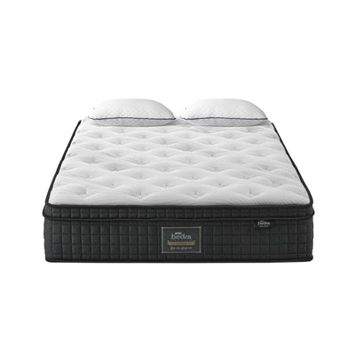 Bedra Queen Mattress Cool Gel Foam Pocket Spring 34CM with Pillows