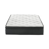 Bedra Queen Mattress Cool Gel Foam Pocket Spring 34CM with Pillows - Rear View