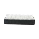 Bedra Queen Mattress Cool Gel Foam Pocket Spring 34CM with Pillows - Low Angle