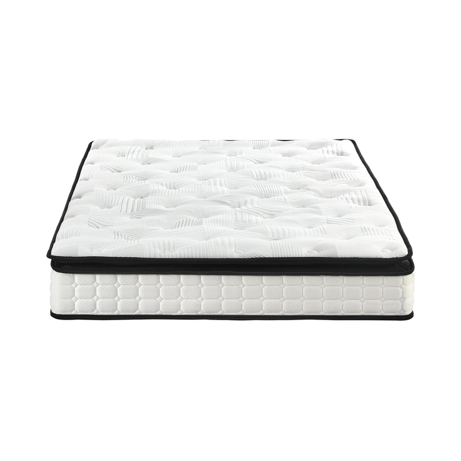 Bedra Double Mattress 22CM Cool Gel Foam Bonnell Spring with Pillows
