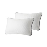 Bedra Queen Mattress 22CM Cool Gel Foam Bonnell Spring with Pillows - Top-Down View