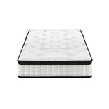 Bedra Single Mattress 22CM Cool Gel Foam Bonnell Spring with Pillow - Close-Up Angle