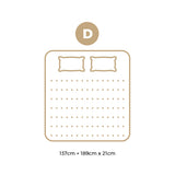 Bedra Double Mattress Bonnell Spring Tight Top 21CM