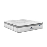Bedra Double Mattress Euro Top Pocket Spring 34cm 7-Zone - Top-Down View
