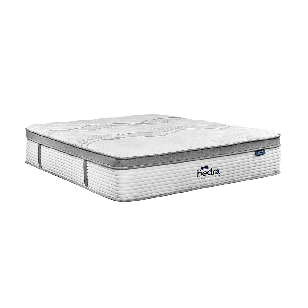 Bedra Queen Mattress Euro Top Pocket Spring 34cm 7-Zone