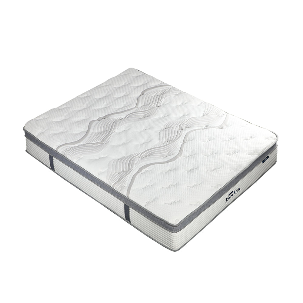 Bedra Queen Mattress Euro Top Pocket Spring 34cm 7-Zone