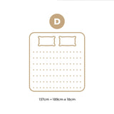 Bedra Double Mattress Breathable Bonnell Spring Foam 18cm - Front View