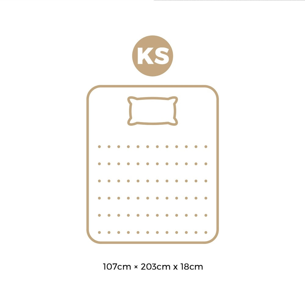 Bedra King Single Mattress Breathable Bonnell Spring 18cm