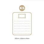 Bedra King Single Mattress Breathable Bonnell Spring 18cm, image 5